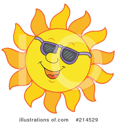 Royalty-Free (RF) Sun Clipart Illustration by visekart - Stock Sample #214529