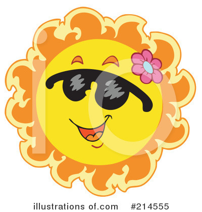 Royalty-Free (RF) Sun Clipart Illustration by visekart - Stock Sample #214555