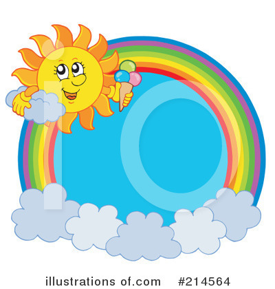 Royalty-Free (RF) Sun Clipart Illustration by visekart - Stock Sample #214564