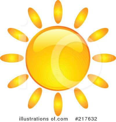 Royalty-Free (RF) Sun Clipart Illustration by KJ Pargeter - Stock Sample #217632