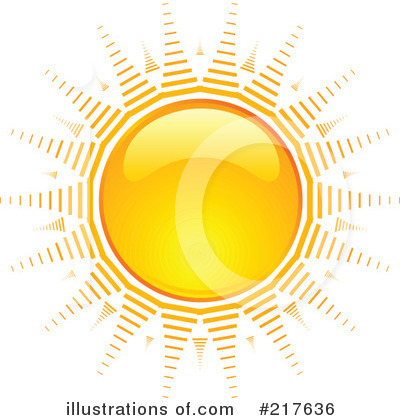 Royalty-Free (RF) Sun Clipart Illustration by KJ Pargeter - Stock Sample #217636