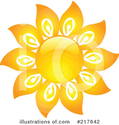 Royalty-Free (RF) Sun Clipart Illustration by KJ Pargeter - Stock Sample #217642