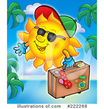 Royalty-Free (RF) Sun Clipart Illustration by visekart - Stock Sample #222268