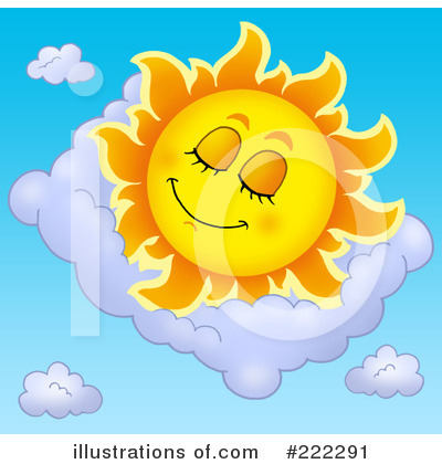 Royalty-Free (RF) Sun Clipart Illustration by visekart - Stock Sample #222291