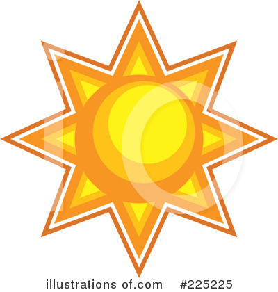 Royalty-Free (RF) Sun Clipart Illustration by Prawny - Stock Sample #225225