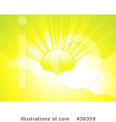 Royalty-Free (RF) Sun Clipart Illustration by elaineitalia - Stock Sample #36359