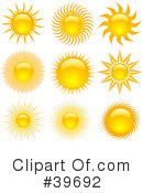 Sun Clipart #39692 by KJ Pargeter