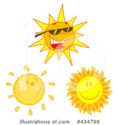 Royalty-Free (RF) Sun Clipart Illustration by Hit Toon - Stock Sample #434706