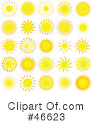 Sun Clipart #46623 by KJ Pargeter