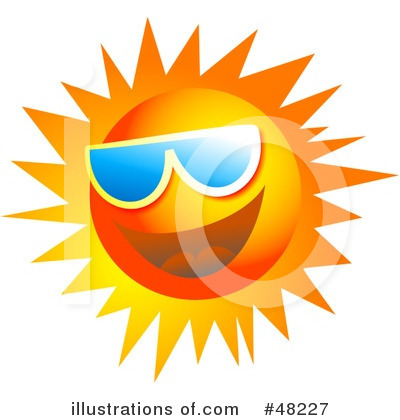 Royalty-Free (RF) Sun Clipart Illustration by Prawny - Stock Sample #48227