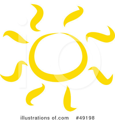Royalty-Free (RF) Sun Clipart Illustration by Prawny - Stock Sample #49198