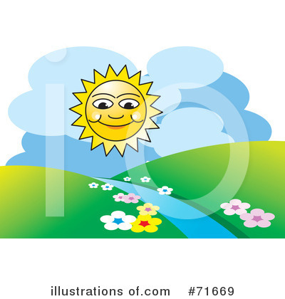 Royalty-Free (RF) Sun Clipart Illustration by Lal Perera - Stock Sample #71669