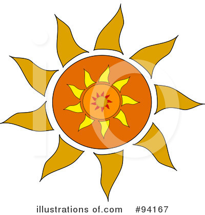 Royalty-Free (RF) Sun Clipart Illustration by Pams Clipart - Stock Sample #94167