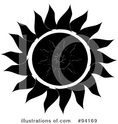 Royalty-Free (RF) Sun Clipart Illustration by Pams Clipart - Stock Sample #94169
