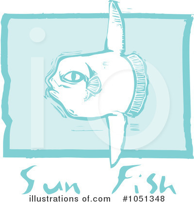 Royalty-Free (RF) Sun Fish Clipart Illustration by xunantunich - Stock Sample #1051348