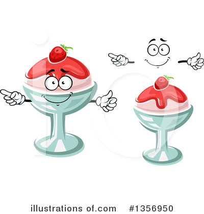 Royalty-Free (RF) Sundae Clipart Illustration by Vector Tradition SM - Stock Sample #1356950