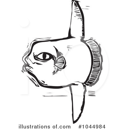 Royalty-Free (RF) Sunfish Clipart Illustration by xunantunich - Stock Sample #1044984