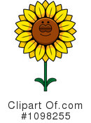 Sunflower Clipart #1098255 by Cory Thoman