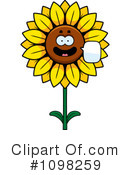 Sunflower Clipart #1098259 by Cory Thoman