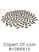 Sunflower Seeds Clipart #1086610 by Leo Blanchette