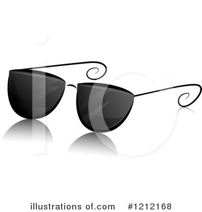 Royalty-Free (RF) Sunglasses Clipart Illustration by BNP Design Studio - Stock Sample #1212168