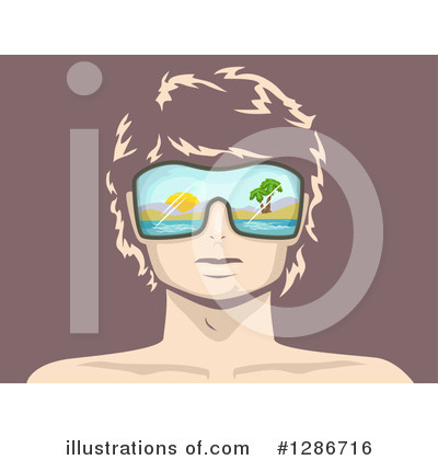 Royalty-Free (RF) Sunglasses Clipart Illustration by BNP Design Studio - Stock Sample #1286716