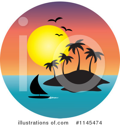 Sunset Clipart #1145474 by Rosie Piter