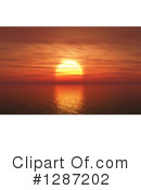 Sunset Clipart #1287202 by KJ Pargeter