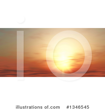 Royalty-Free (RF) Sunset Clipart Illustration by KJ Pargeter - Stock Sample #1346545