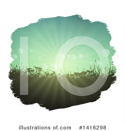 Royalty-Free (RF) Sunset Clipart Illustration by KJ Pargeter - Stock Sample #1416298
