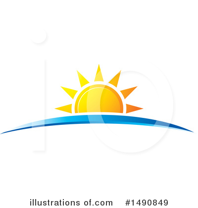 Sunset Clipart #1490849 by Lal Perera