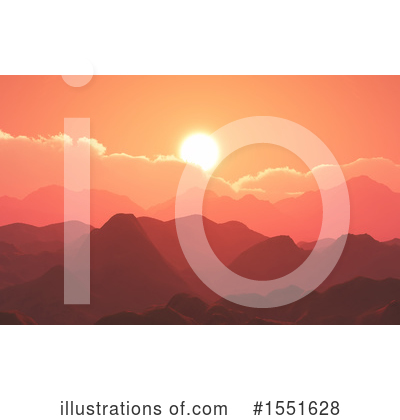 Royalty-Free (RF) Sunset Clipart Illustration by KJ Pargeter - Stock Sample #1551628