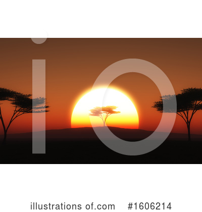 Royalty-Free (RF) Sunset Clipart Illustration by KJ Pargeter - Stock Sample #1606214