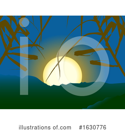 Royalty-Free (RF) Sunset Clipart Illustration by elaineitalia - Stock Sample #1630776