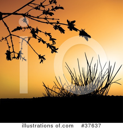 Royalty-Free (RF) Sunset Clipart Illustration by dero - Stock Sample #37637