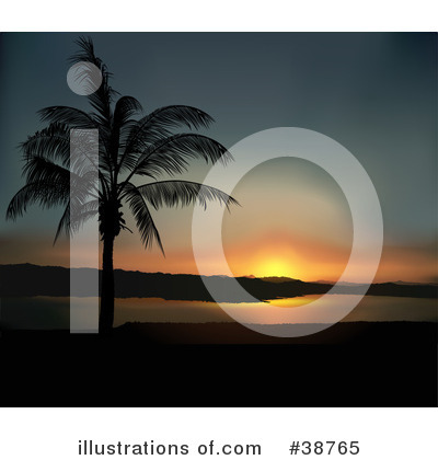Royalty-Free (RF) Sunsets Clipart Illustration by dero - Stock Sample #38765