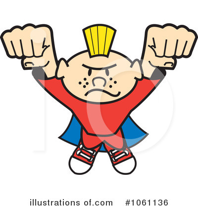 Royalty-Free (RF) Super Hero Clipart Illustration by Andy Nortnik - Stock Sample #1061136