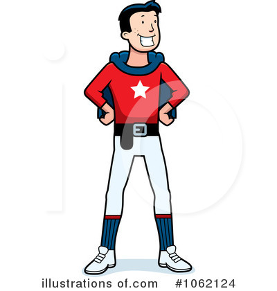 Royalty-Free (RF) Super Hero Clipart Illustration by Cory Thoman - Stock Sample #1062124