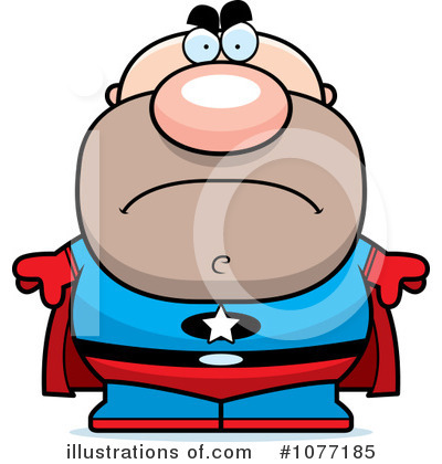 Royalty-Free (RF) Super Hero Clipart Illustration by Cory Thoman - Stock Sample #1077185