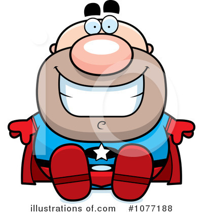 Royalty-Free (RF) Super Hero Clipart Illustration by Cory Thoman - Stock Sample #1077188
