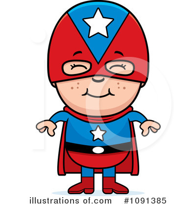 Royalty-Free (RF) Super Hero Clipart Illustration by Cory Thoman - Stock Sample #1091385