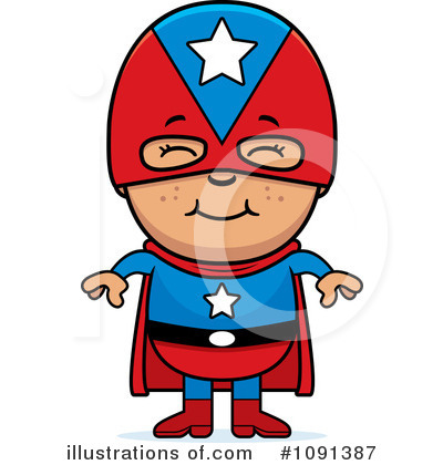 Royalty-Free (RF) Super Hero Clipart Illustration by Cory Thoman - Stock Sample #1091387