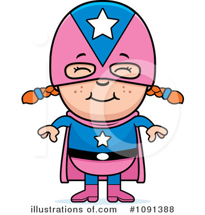 Royalty-Free (RF) Super Hero Clipart Illustration by Cory Thoman - Stock Sample #1091388