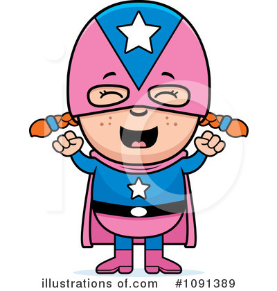 Royalty-Free (RF) Super Hero Clipart Illustration by Cory Thoman - Stock Sample #1091389