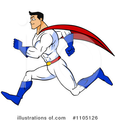 Royalty-Free (RF) Super Hero Clipart Illustration by Cartoon Solutions - Stock Sample #1105126
