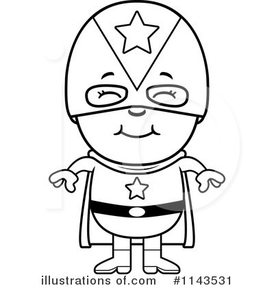 Royalty-Free (RF) Super Hero Clipart Illustration by Cory Thoman - Stock Sample #1143531