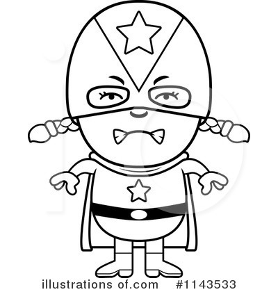 Royalty-Free (RF) Super Hero Clipart Illustration by Cory Thoman - Stock Sample #1143533
