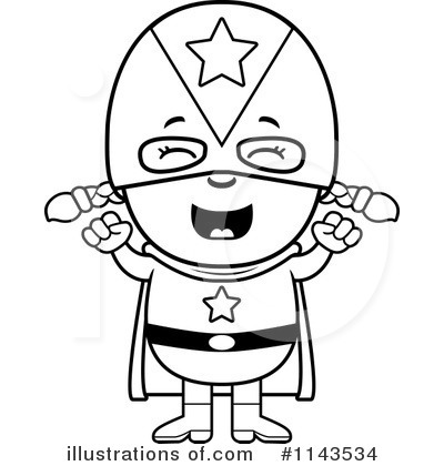 Royalty-Free (RF) Super Hero Clipart Illustration by Cory Thoman - Stock Sample #1143534