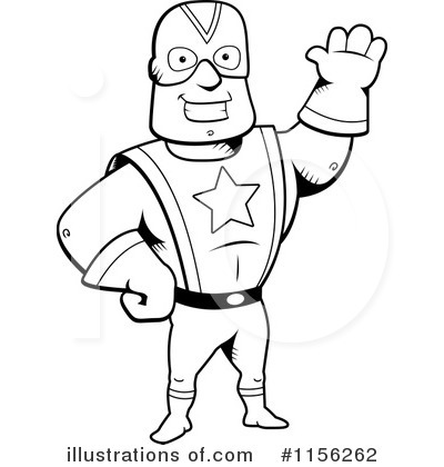 Royalty-Free (RF) Super Hero Clipart Illustration by Cory Thoman - Stock Sample #1156262