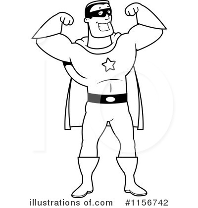 Royalty-Free (RF) Super Hero Clipart Illustration by Cory Thoman - Stock Sample #1156742